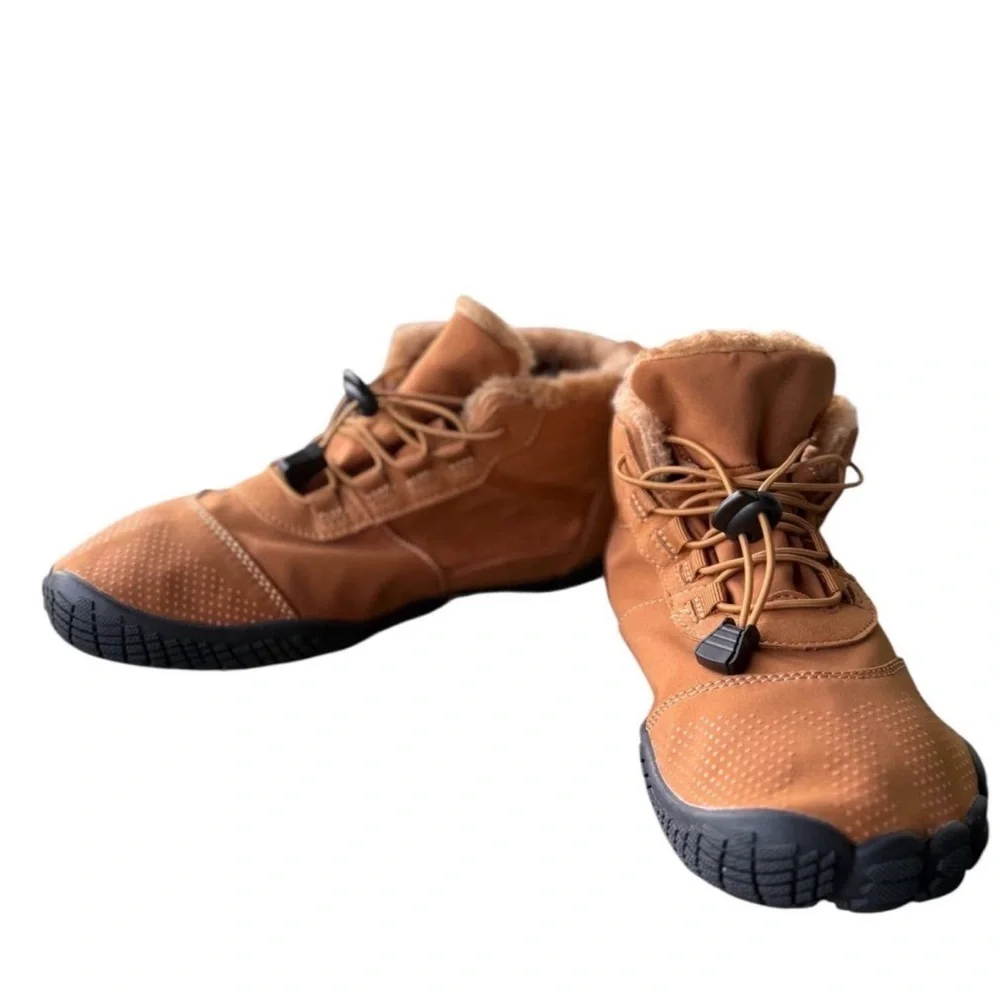SALE/SALE/SALE Women's Brown Slip-On Winter Boots Size 8 Non-Slip Ankle; NEW